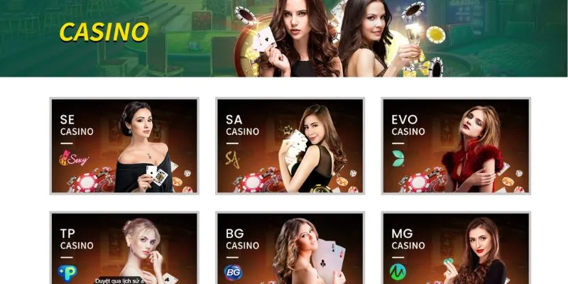 Casino Kubet: Sòng bạc sang trọng và hiện đại